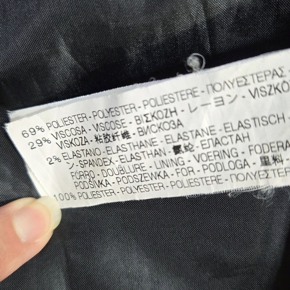 Zara Basic Gray Single Breasted Belted Peacoat Pockets Classic Preppy - Picture 8 of 11